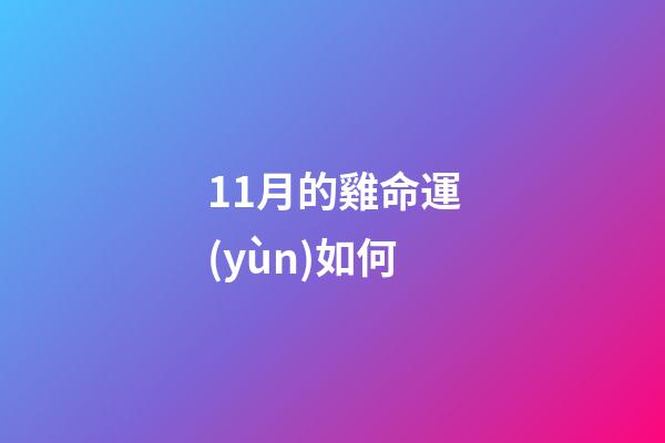 11月的雞命運(yùn)如何(12 月 中 旬 蛋 價 走 低，需 求 走 弱)-第1張-觀點-玄機(jī)派