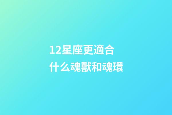 12星座更適合什么魂獸和魂環-第1張-星座運勢-玄機派