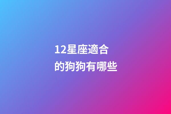 12星座適合的狗狗有哪些-第1張-星座運勢-玄機派