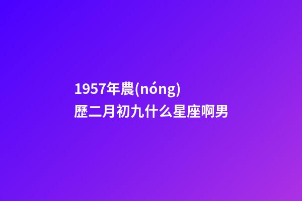 1957年農(nóng)歷二月初九什么星座啊男-第1張-星座運(yùn)勢-玄機(jī)派
