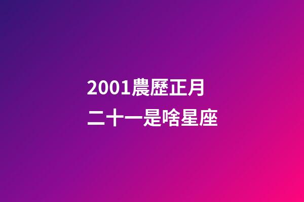 2001農歷正月二十一是啥星座-第1張-星座運勢-玄機派