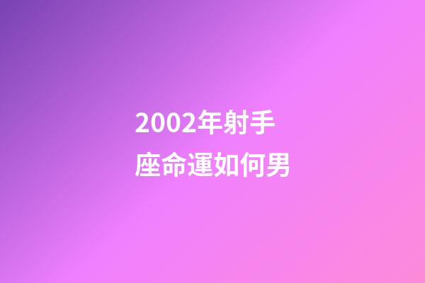 2002年射手座命運如何男-第1張-星座運勢-玄機派