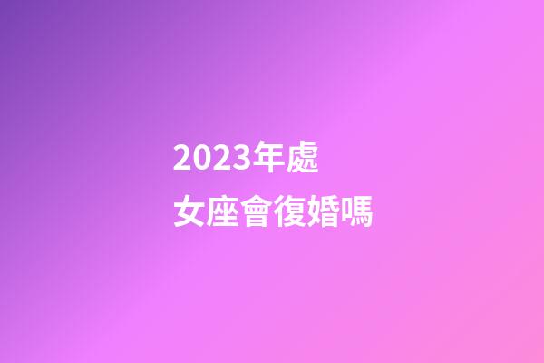 2023年處女座會復婚嗎-第1張-星座運勢-玄機派