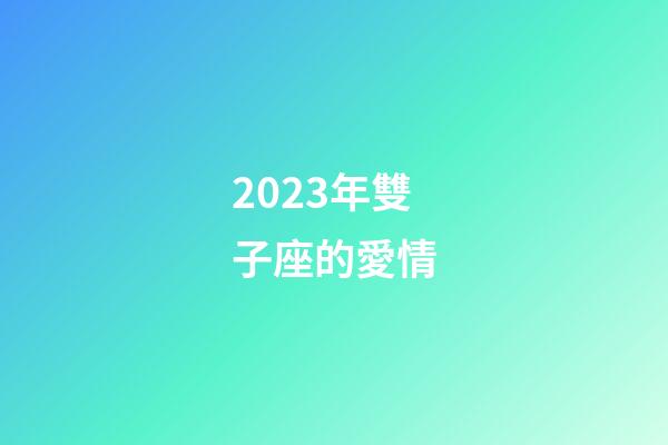 2023年雙子座的愛情-第1張-星座運勢-玄機派