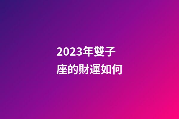 2023年雙子座的財運如何-第1張-星座運勢-玄機派