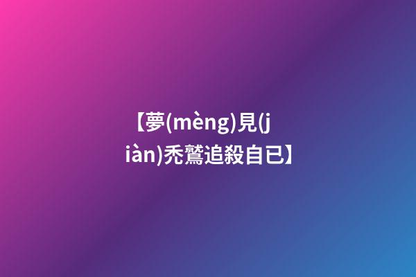 【夢(mèng)見(jiàn)禿鷲追殺自已】