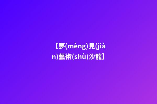 【夢(mèng)見(jiàn)藝術(shù)沙龍】