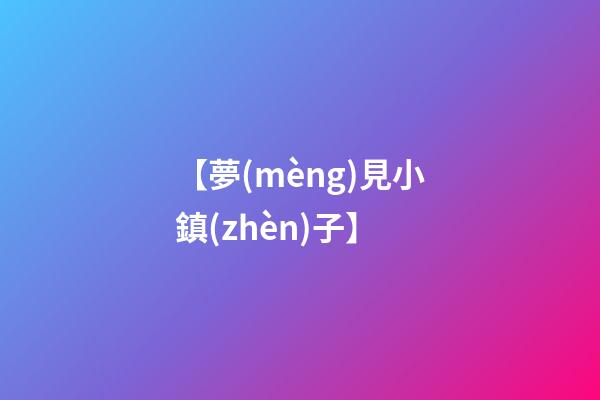 【夢(mèng)見小鎮(zhèn)子】