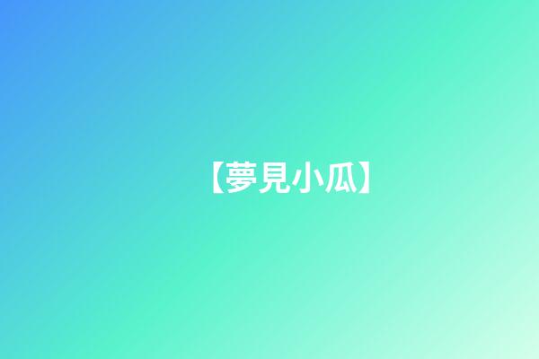 【夢見小瓜】
