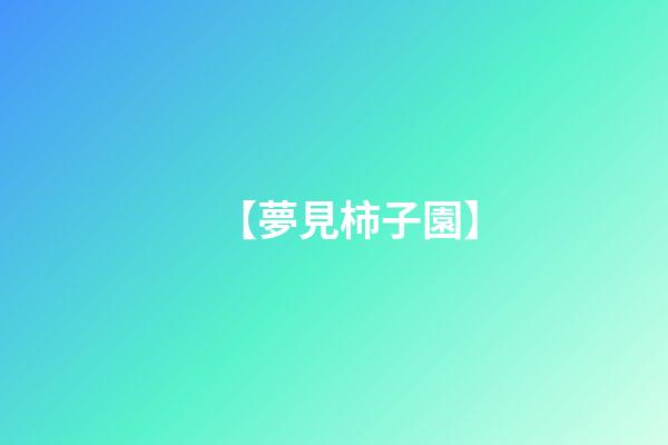 【夢見柿子園】