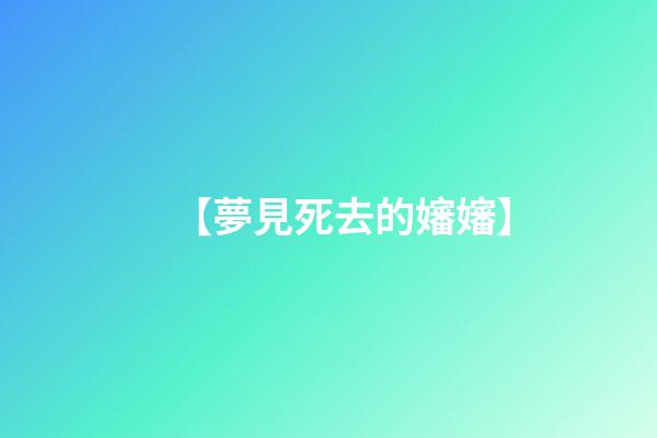 【夢見死去的嬸嬸】