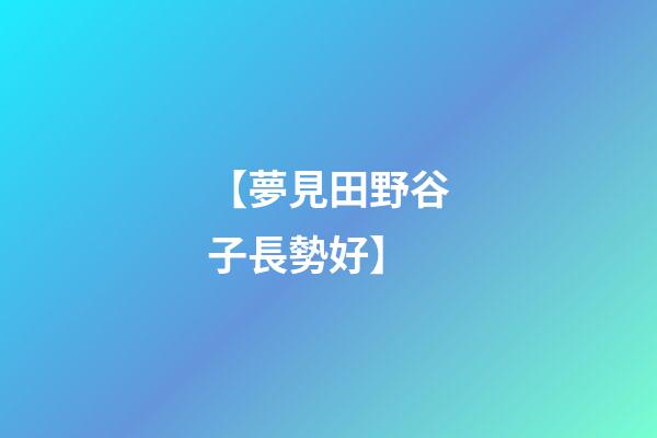 【夢見田野谷子長勢好】