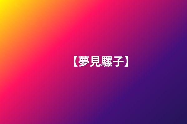 【夢見騾子】