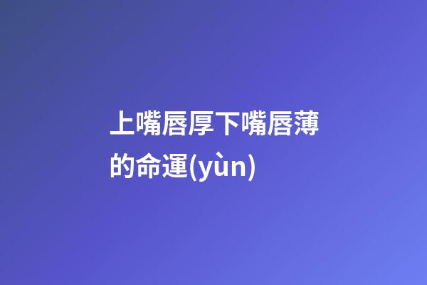 上嘴唇厚下嘴唇薄的命運(yùn)(寫小說如何描寫人物外貌？)-第1張-觀點(diǎn)-玄機(jī)派