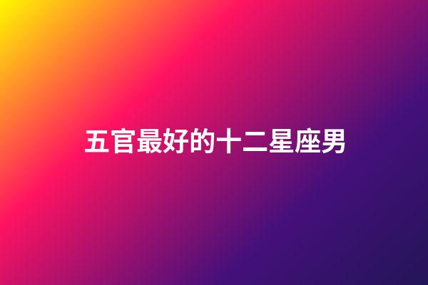 五官最好的十二星座男-第1張-星座運勢-玄機派