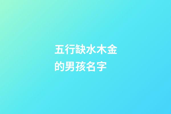 五行缺水木金的男孩名字(五行缺水木金的男孩名字有哪些)-第1張-男孩起名-玄機(jī)派
