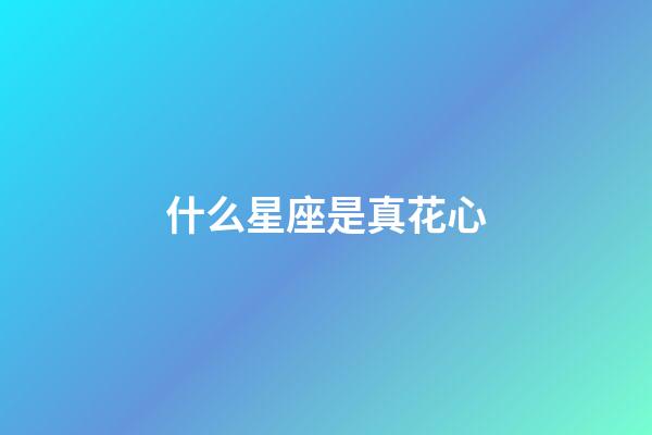 什么星座是真花心-第1張-星座運(yùn)勢-玄機(jī)派