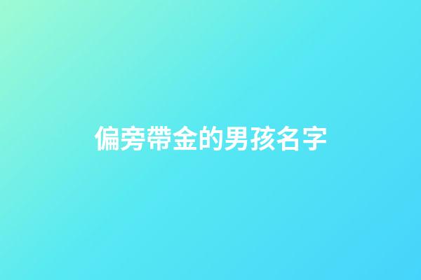 偏旁帶金的男孩名字(帶金旁好聽的男孩名字)-第1張-男孩起名-玄機派