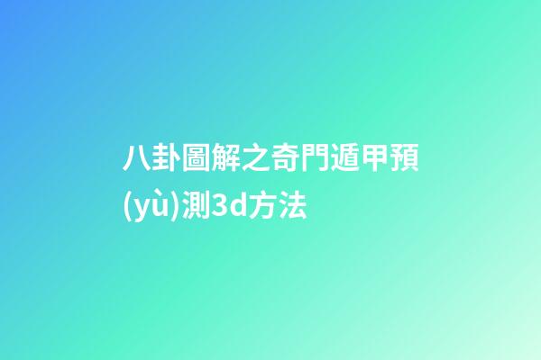 八卦圖解之奇門遁甲預(yù)測3d方法