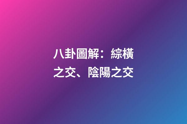 八卦圖解：綜橫之交、陰陽之交