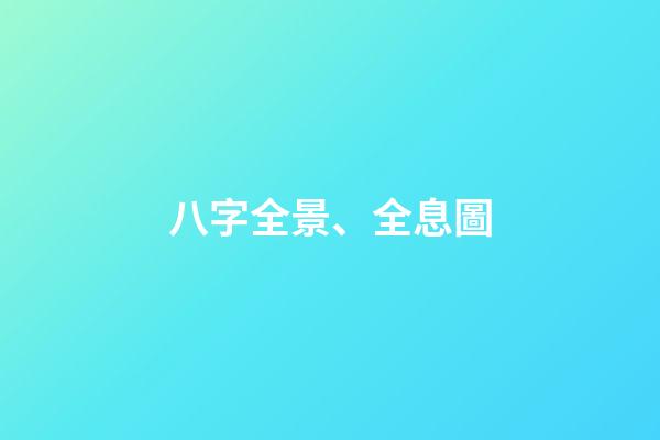八字全景、全息圖