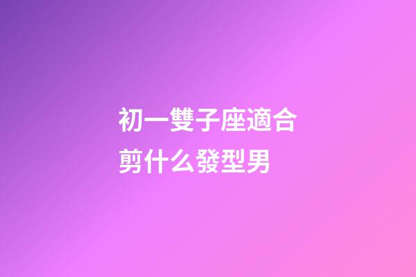 初一雙子座適合剪什么發型男-第1張-星座運勢-玄機派