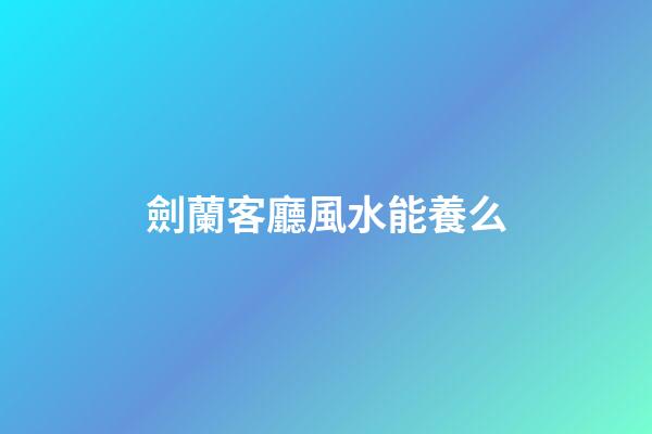 劍蘭客廳風水能養么