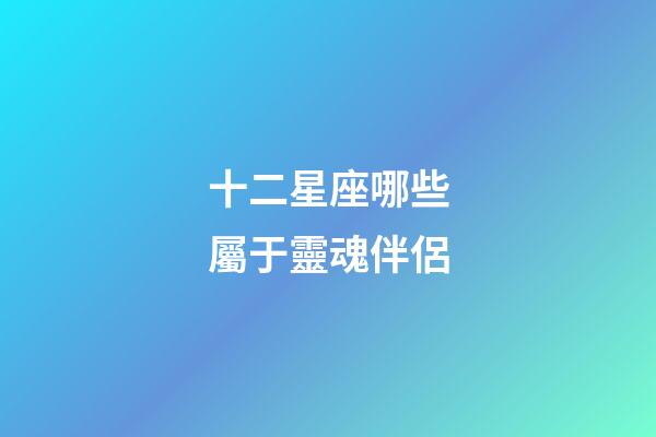 十二星座哪些屬于靈魂伴侶-第1張-星座運勢-玄機派