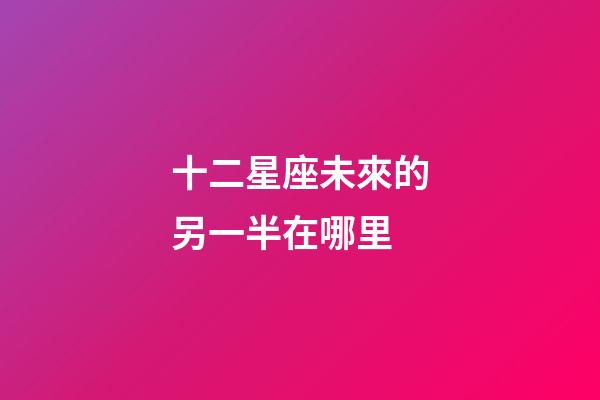 十二星座未來的另一半在哪里-第1張-星座運勢-玄機派