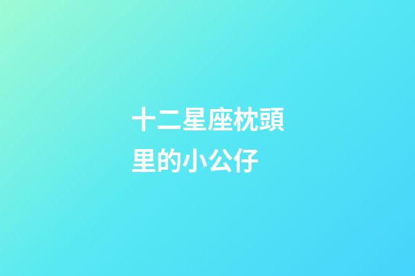 十二星座枕頭里的小公仔-第1張-星座運勢-玄機派