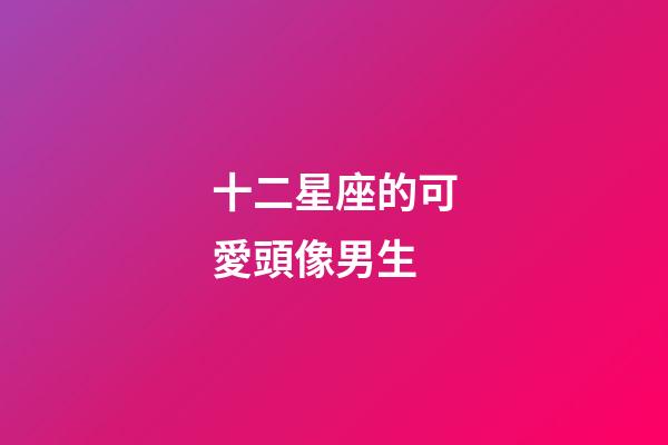 十二星座的可愛頭像男生-第1張-星座運勢-玄機派