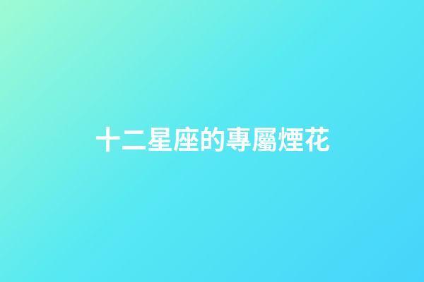十二星座的專屬煙花