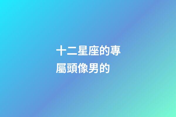 十二星座的專屬頭像男的-第1張-星座運勢-玄機派