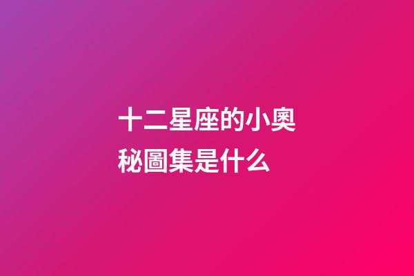 十二星座的小奧秘圖集是什么-第1張-星座運(yùn)勢(shì)-玄機(jī)派