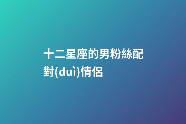 十二星座的男粉絲配對(duì)情侶-第1張-星座運(yùn)勢(shì)-玄機(jī)派