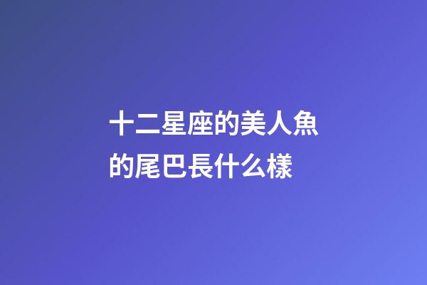 十二星座的美人魚的尾巴長什么樣-第1張-星座運勢-玄機派