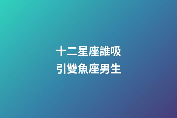 十二星座誰吸引雙魚座男生-第1張-星座運勢-玄機派