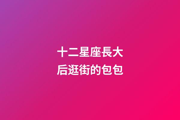 十二星座長大后逛街的包包-第1張-星座運勢-玄機派