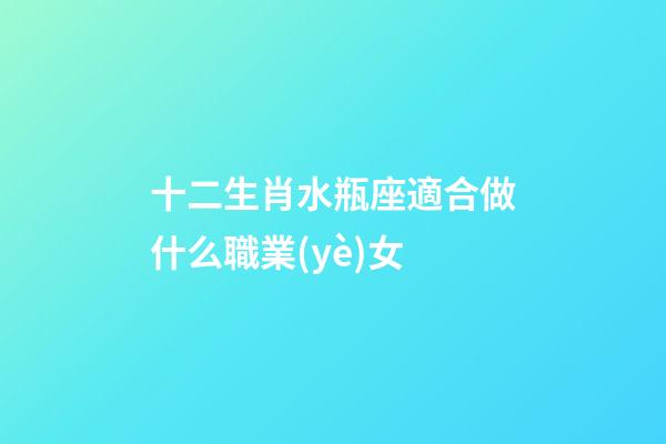 十二生肖水瓶座適合做什么職業(yè)女-第1張-星座運(yùn)勢(shì)-玄機(jī)派