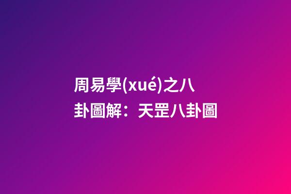 周易學(xué)之八卦圖解：天罡八卦圖