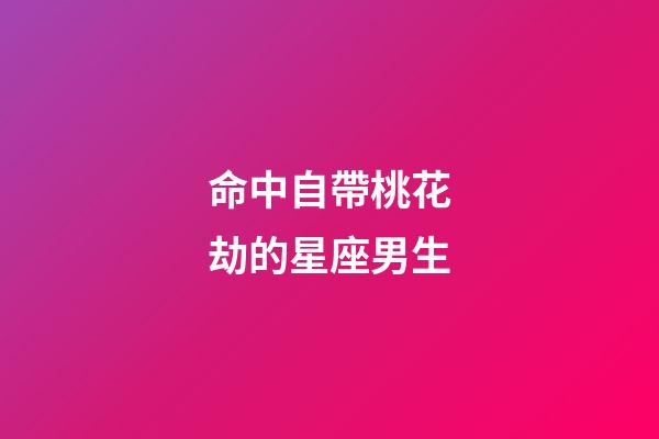 命中自帶桃花劫的星座男生-第1張-星座運(yùn)勢(shì)-玄機(jī)派