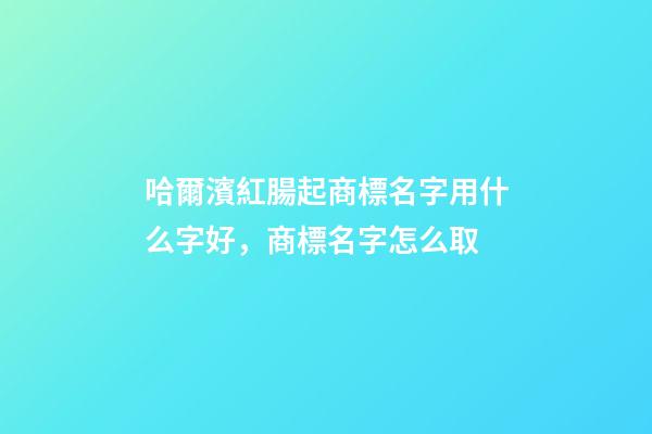 哈爾濱紅腸起商標名字用什么字好，商標名字怎么取