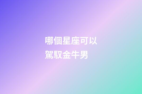 哪個星座可以駕馭金牛男-第1張-星座運勢-玄機派
