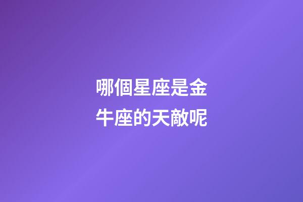 哪個星座是金牛座的天敵呢-第1張-星座運勢-玄機派