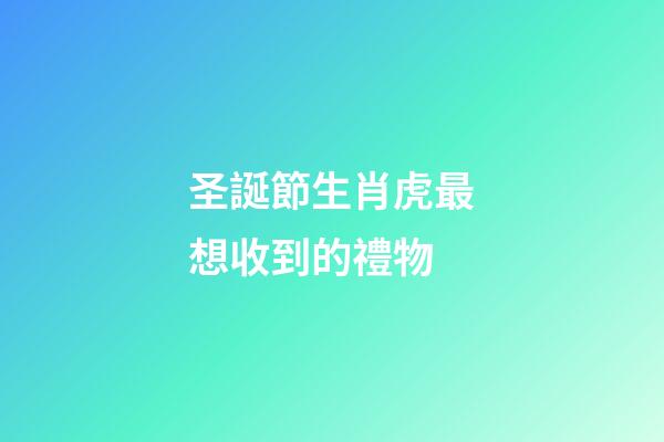 圣誕節生肖虎最想收到的禮物