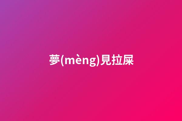 夢(mèng)見拉屎