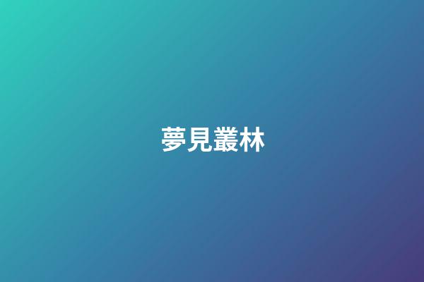夢見叢林