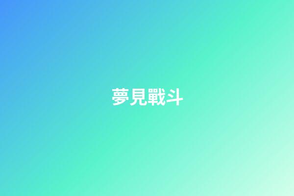夢見戰斗