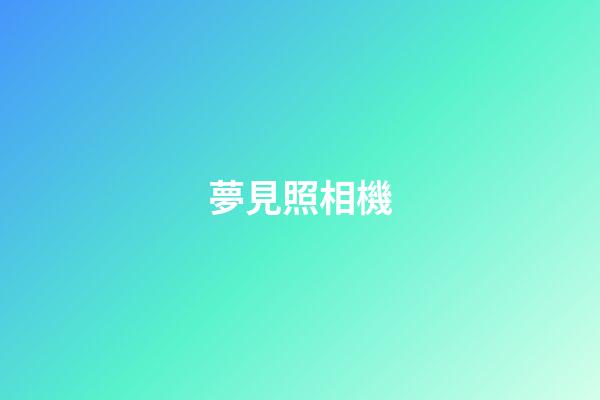 夢見照相機