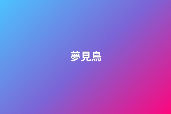 夢見鳥